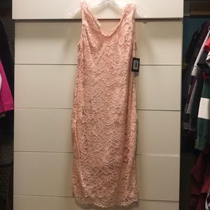 NWT Blush Pink Marina Lace Dress